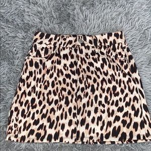 Cheetah skirt